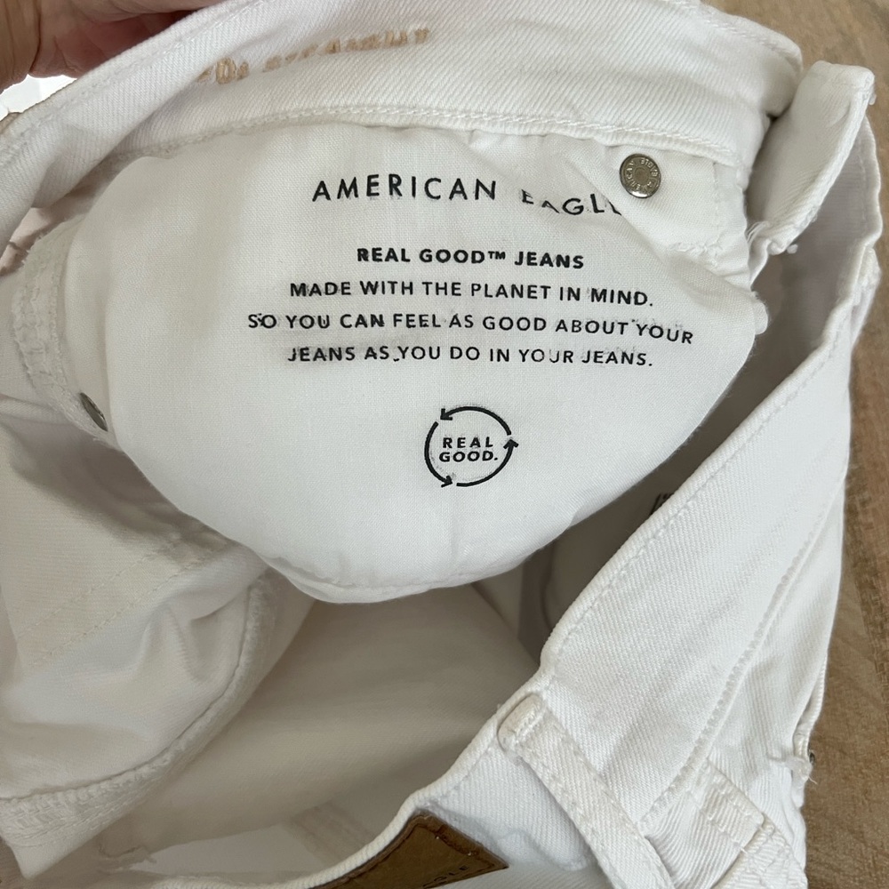 American Eagle Cream White Women’s Jeans - Picture 6 of 6